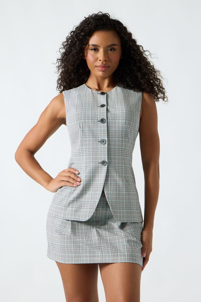 Viscose-blend vest