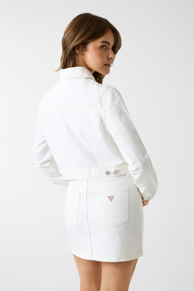 GUESS® Full-zip trucker jacket