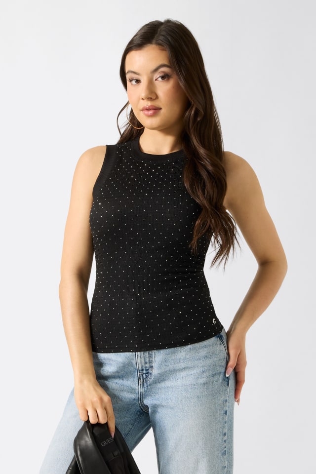 GUESS® Rhinestones tank top