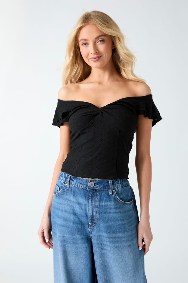 GUESS® Off-shoulder top