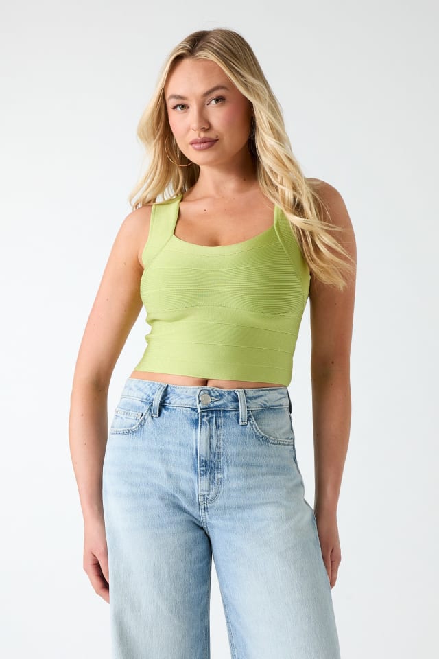 Viscose-blend top
