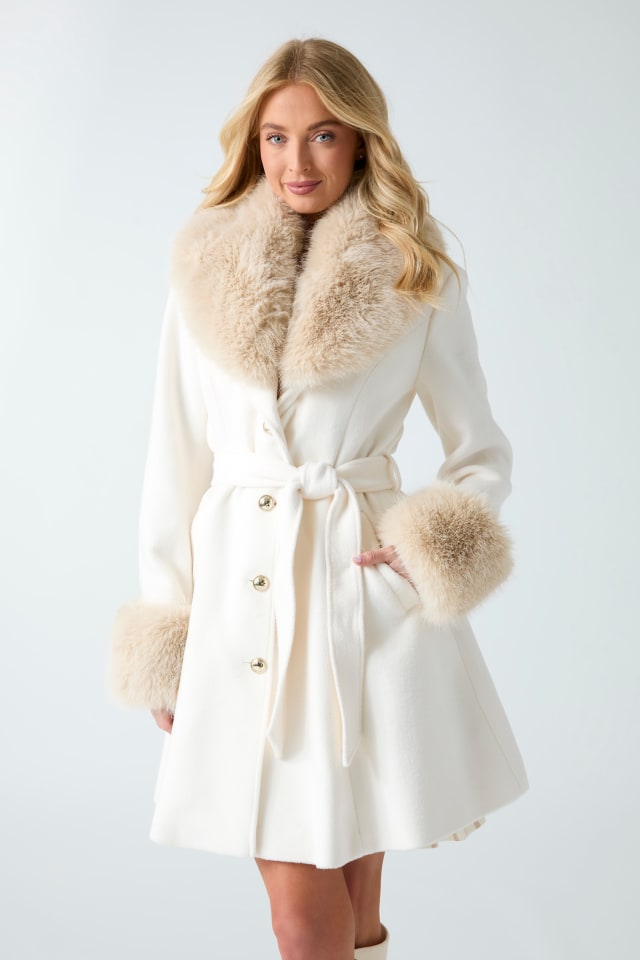 GUESS® Wool blend coat