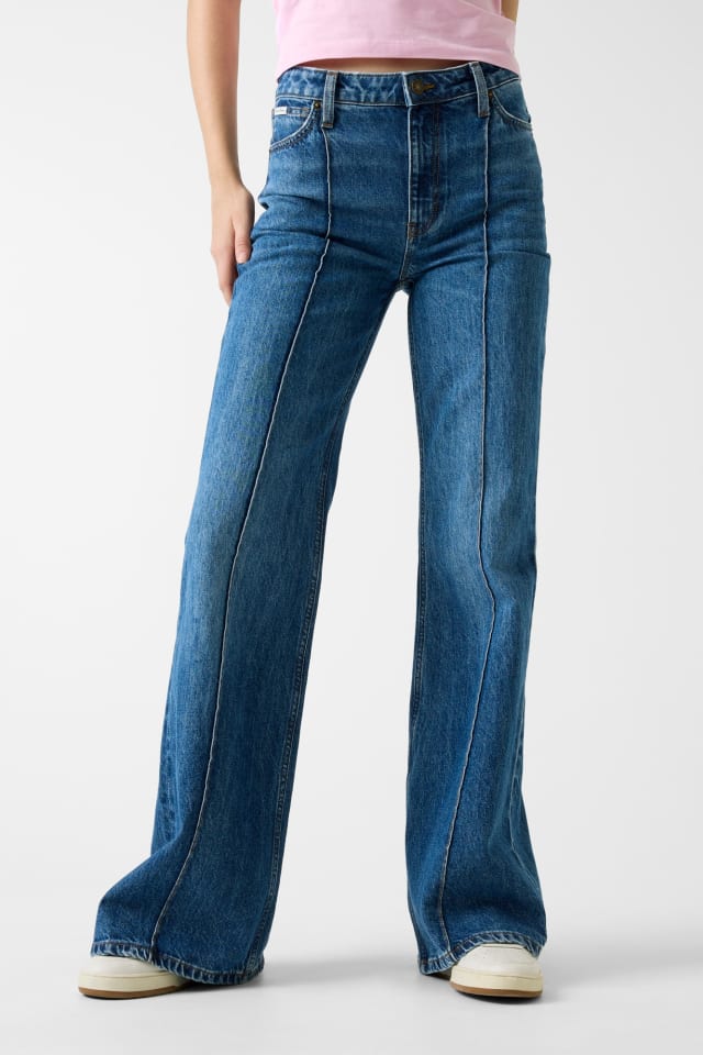 High-rise flare jeans