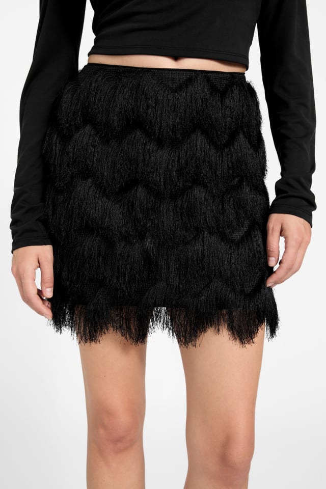 GUESS® Alyna Fringe Mini Skirt Women