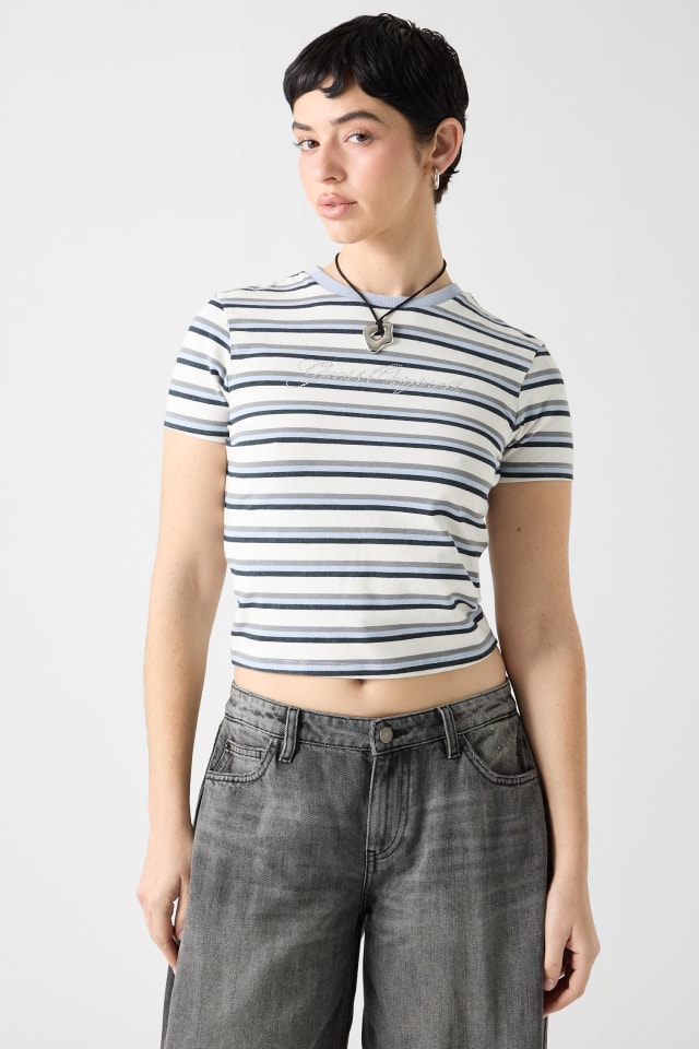 GUESS Originals Eco Striped Baby Tee