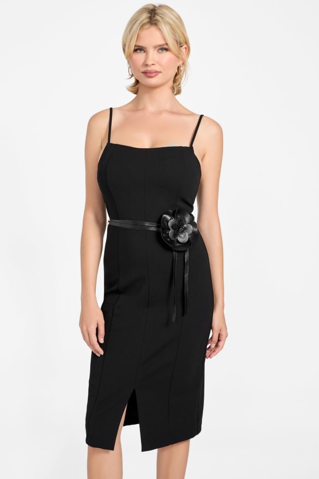 Blake Flower Belt Dress