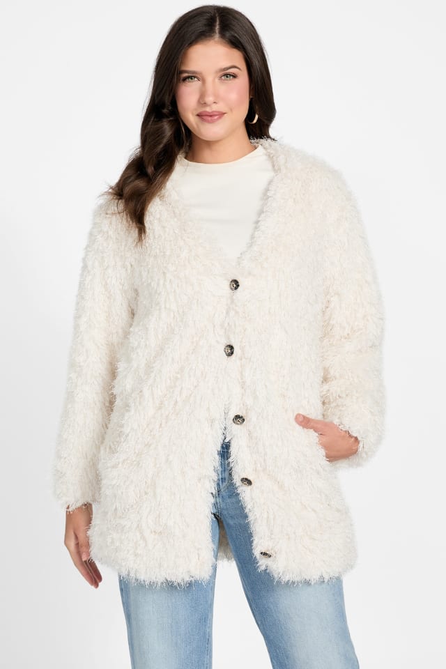 Rose Faux-Fur Jacket