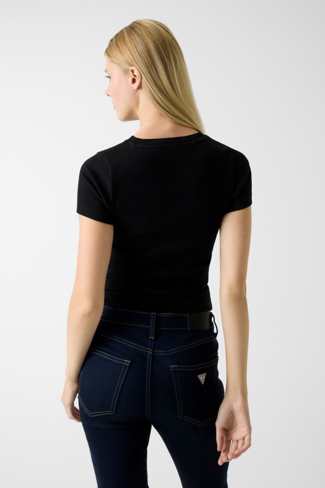Embroidered logo t-shirt Women | GUESS Jeans®
