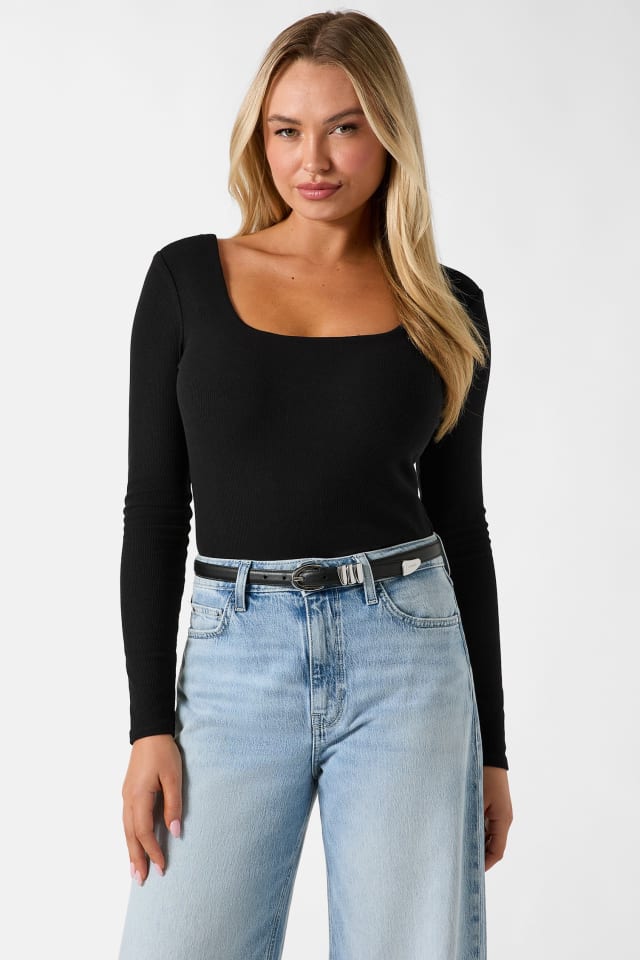 Slim fit striped top
