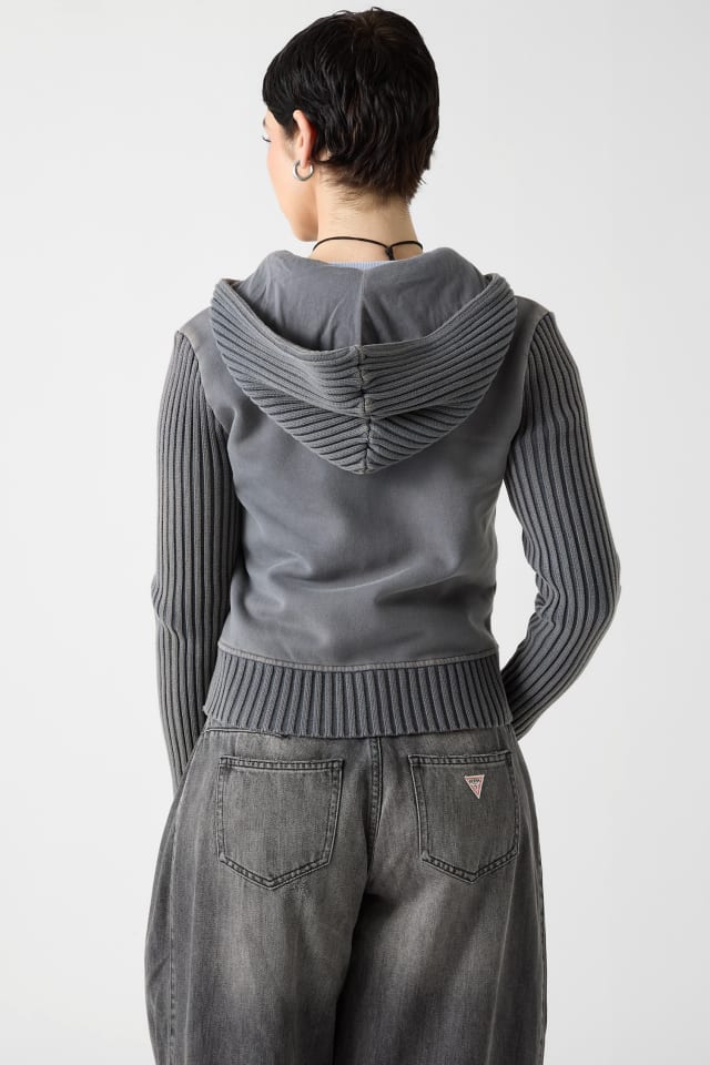 GUESS Originals Eco Zip Hoodie Women | GUESS Jeans®