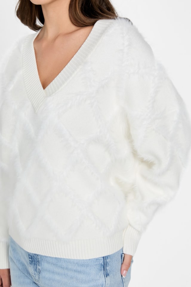 GUESS® Zoe Diamond Knit Sweater Women