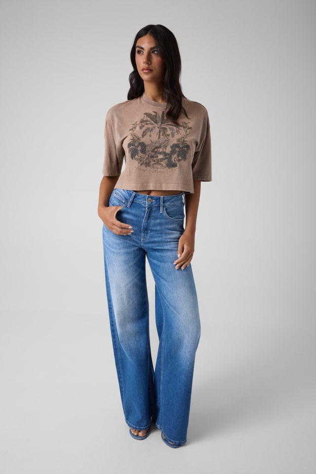 GUESS® Bellflower wide-leg jeans Women