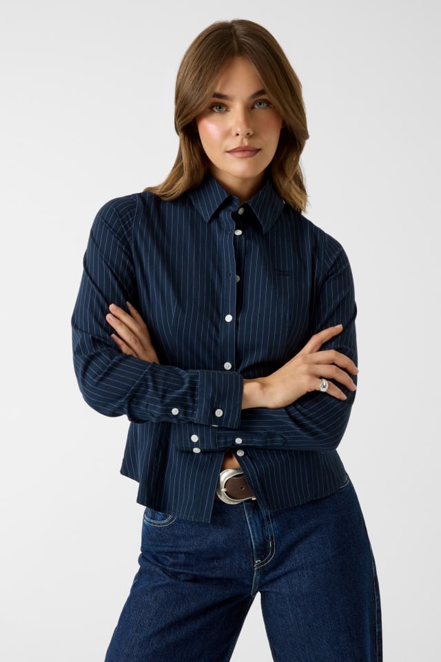 Pinstriped shirt