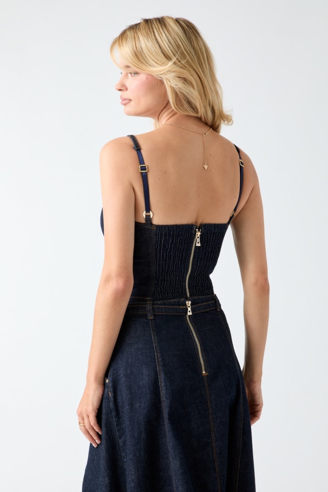 GUESS® Denim bustier Women