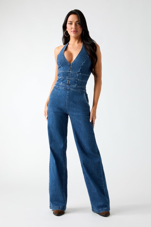 GUESS ASAP ダークブルー デニムオーバーオール 32 GUESS® Denim jumpsuit