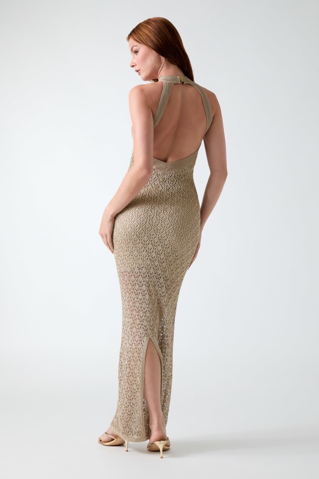 guess dress beige GUESS® Knitted long Women Wedding gowns