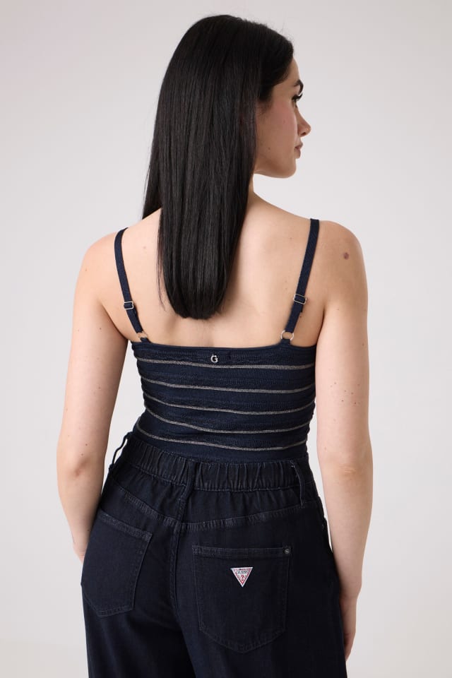 GUESS® Striped knit top Women