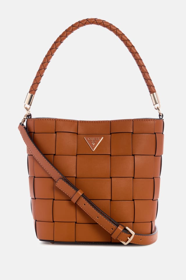 Maylee Woven Bucket Bag
