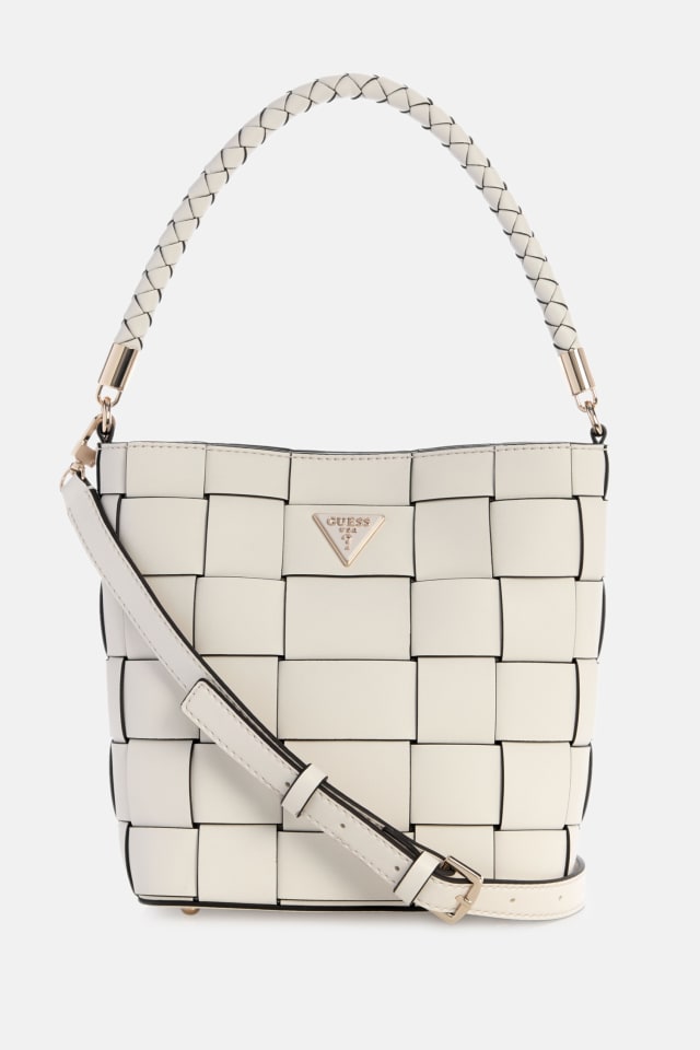 Maylee Woven Bucket Bag