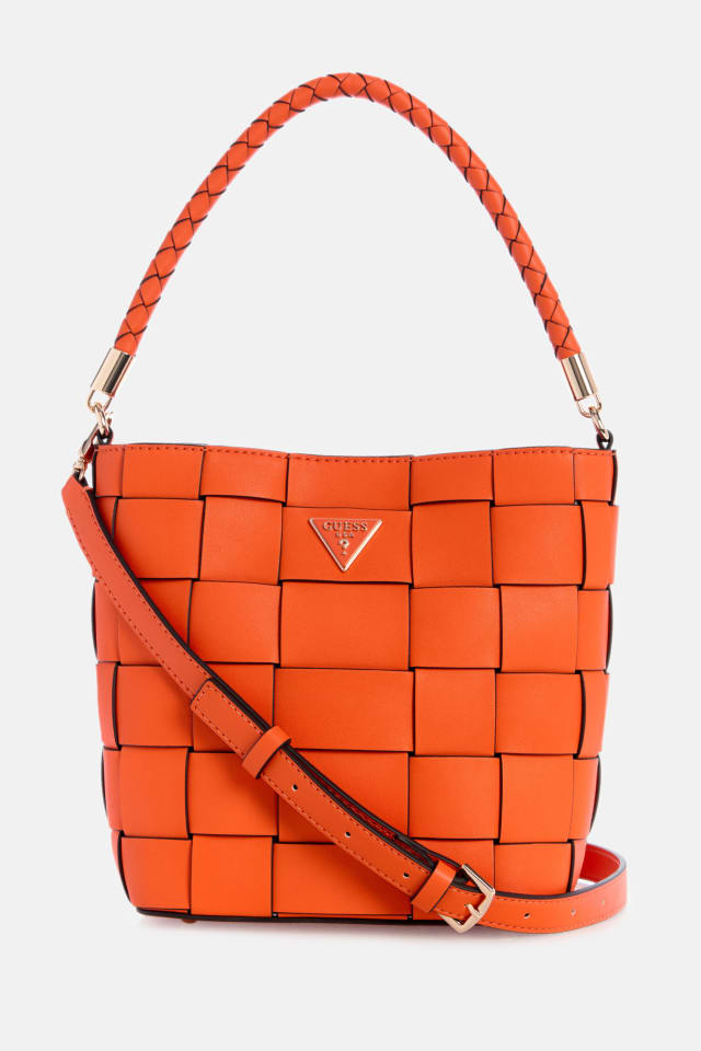 Maylee Woven Bucket Bag
