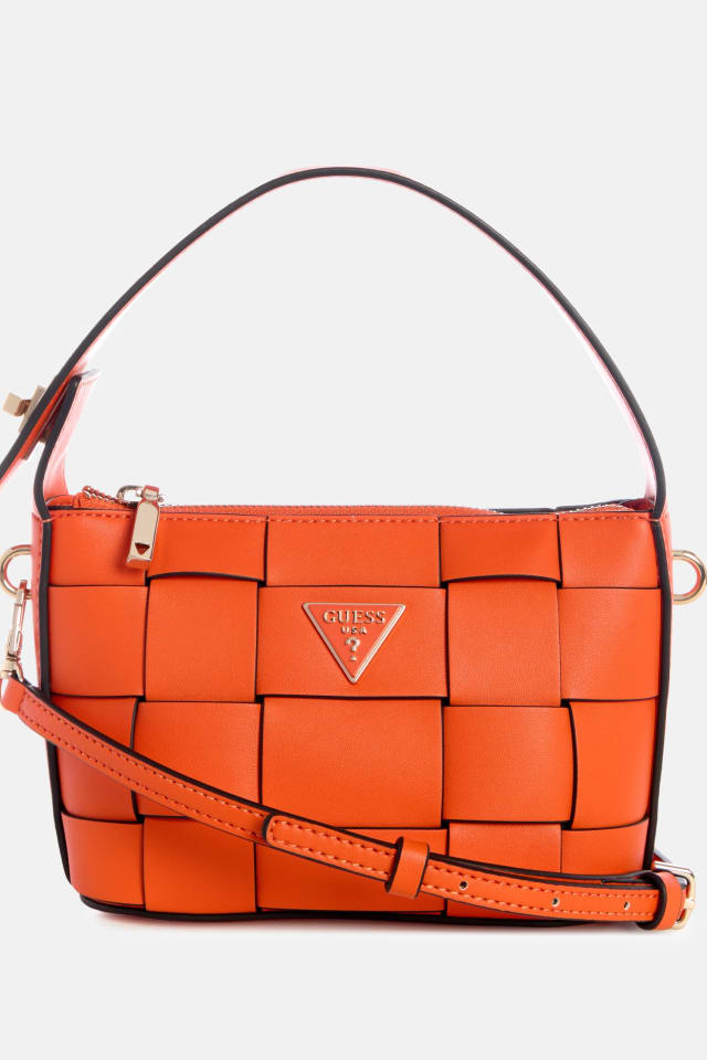 Maylee Woven Mini Hobo Bag