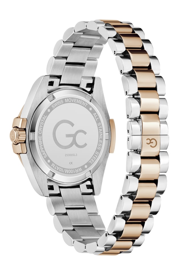 GUESS® Gc Two Tone Analog Watch Women