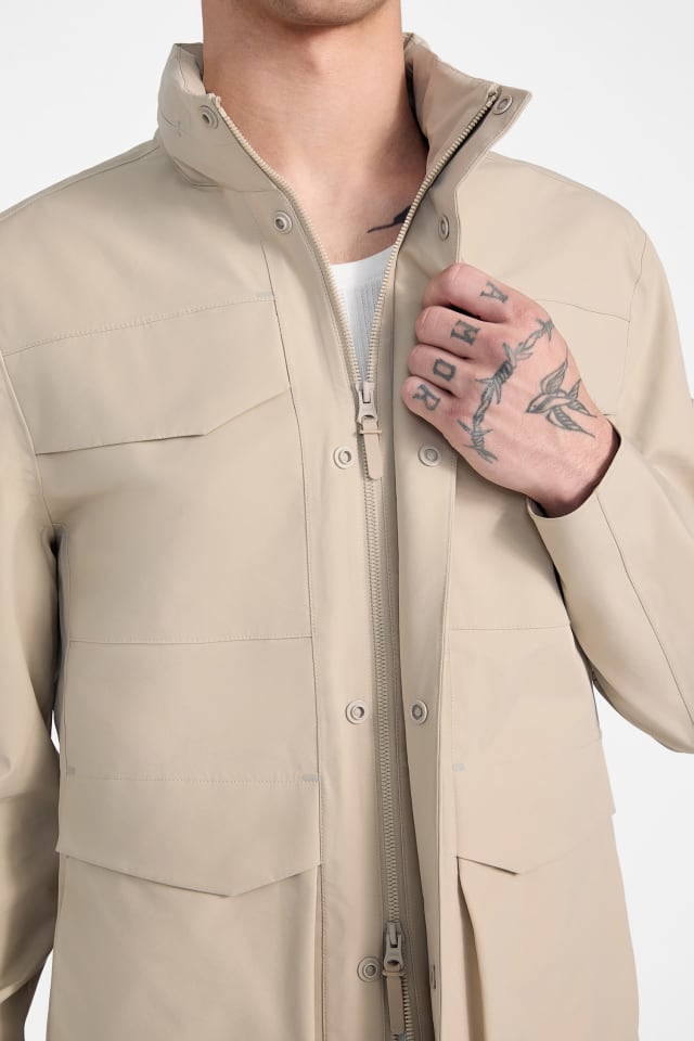 GUESS® Dunwich Woven Hooded Utility Jacket Men