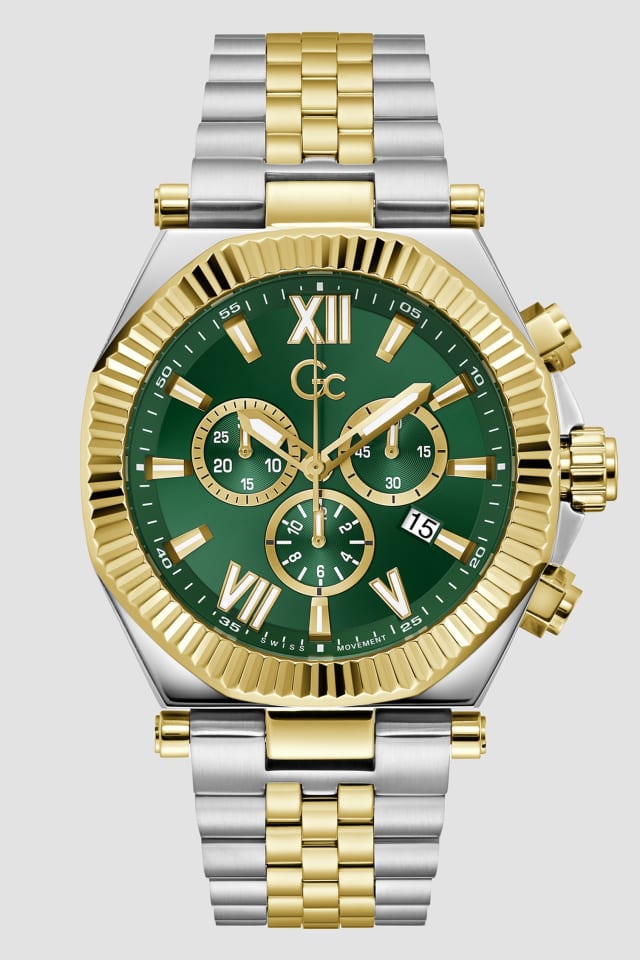 GUESS 腕時計 GUESS® Gc Two-Tone Chronograph Watch