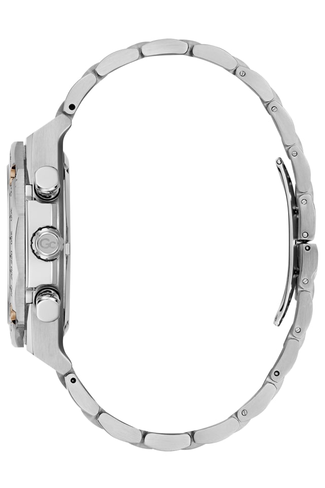GUESS® Gc Silver-Tone Chronograph Watch Men