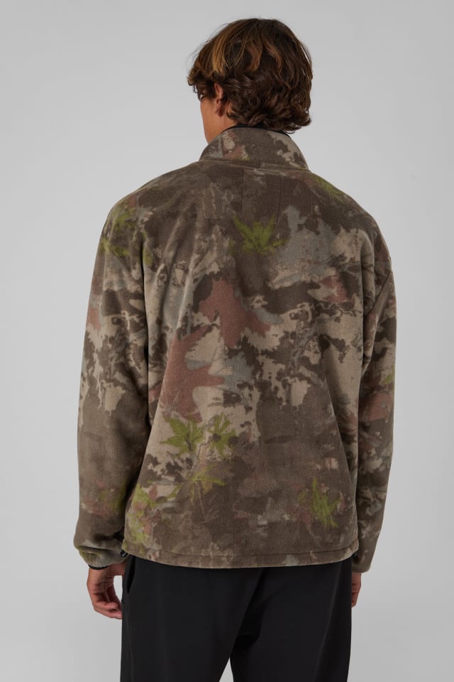 GUESS® Printed half-zip sweatshirt Men
