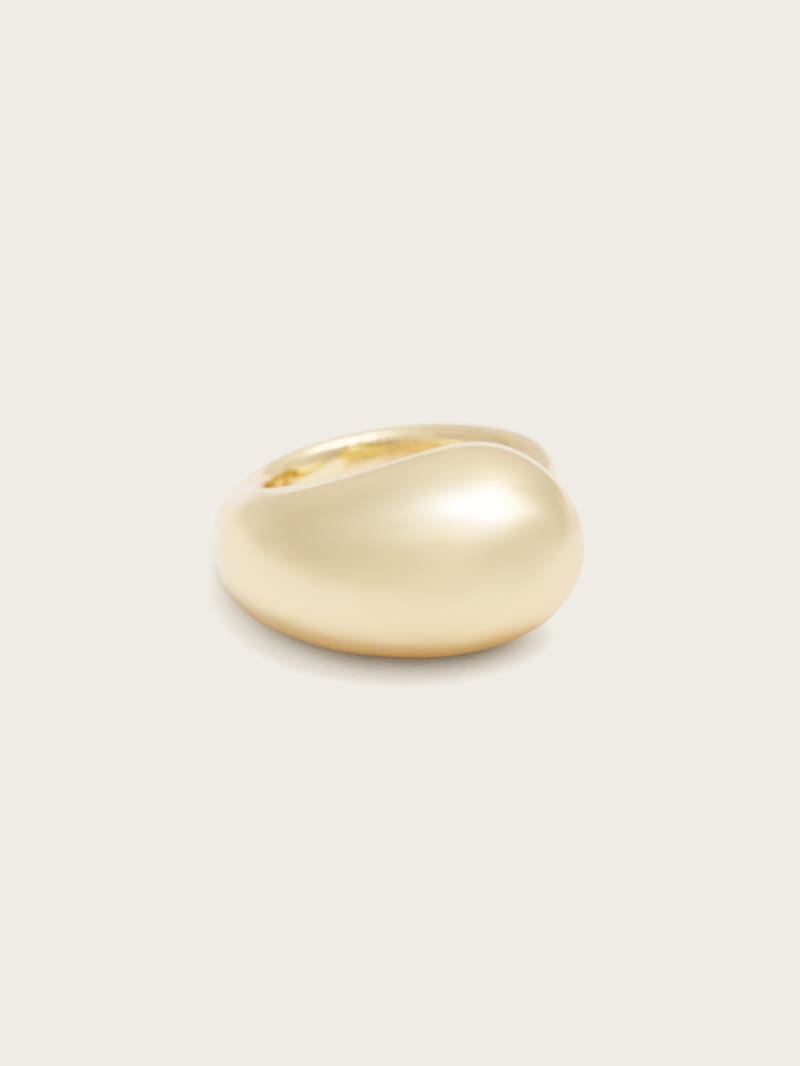 Gold-Tone Swirl Ring