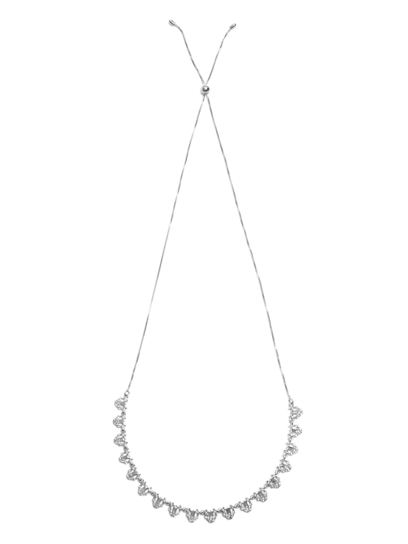 Adjustable Rhinestone Necklace GUESS Canada