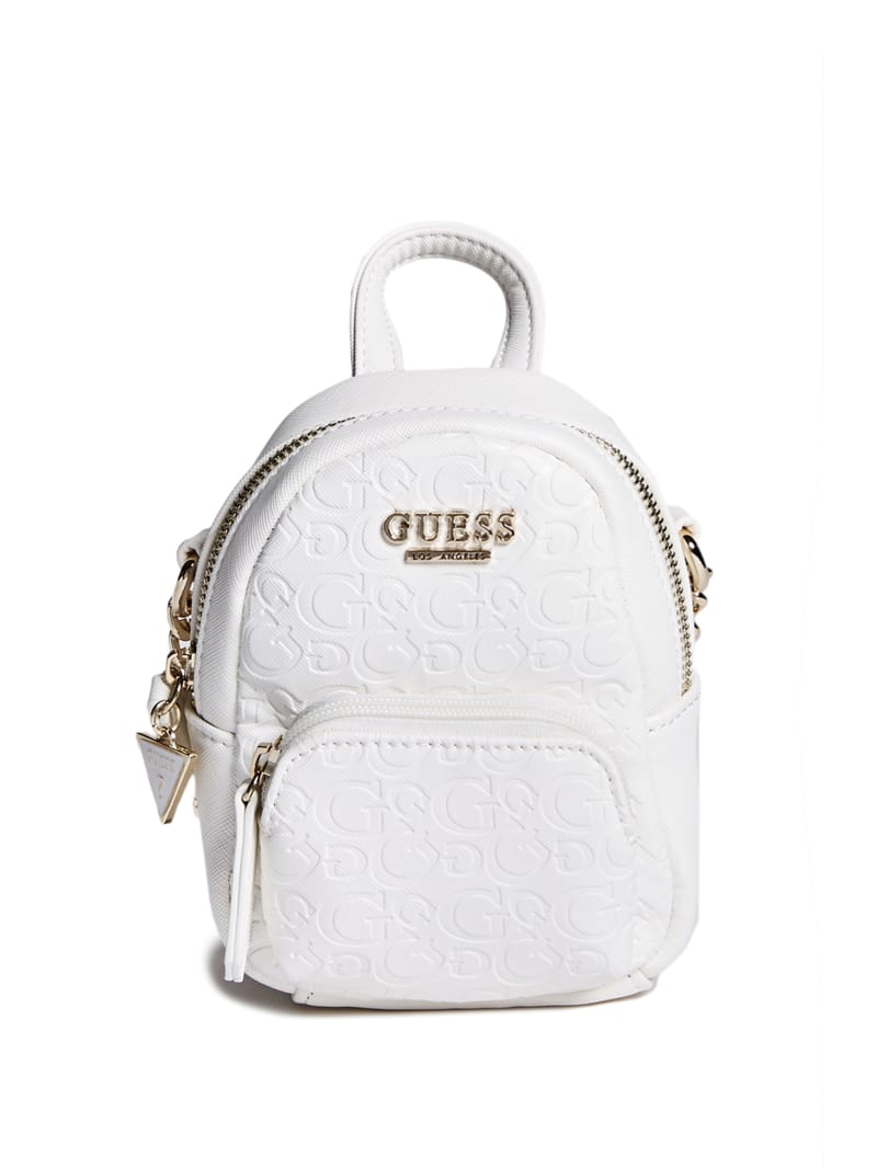 white mini rucksack