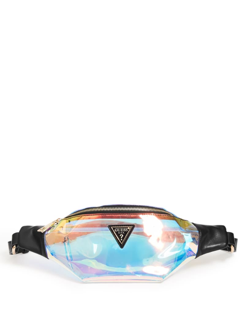 Guess clear fanny pack Clearance
