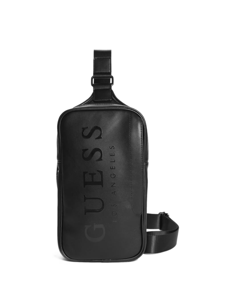 guess black sling bag