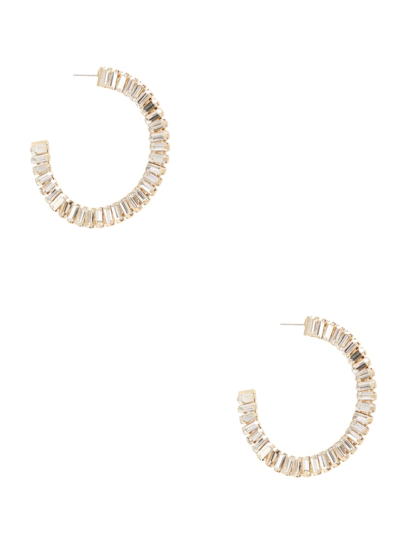 Guess hoop earrings gold hotsell