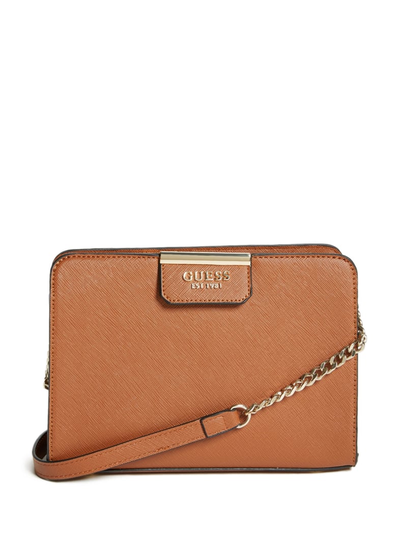 Guess tan crossbody bag clearance