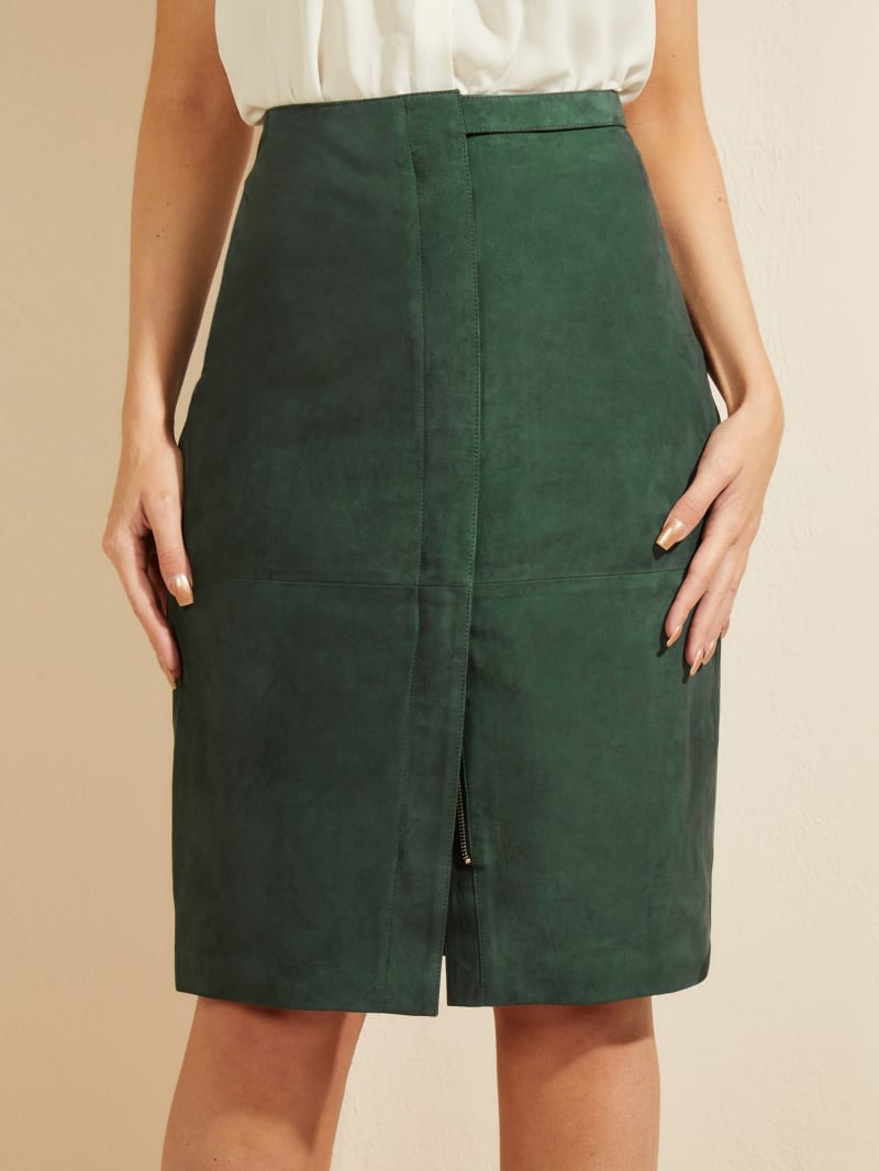 Influential Suede Skirt