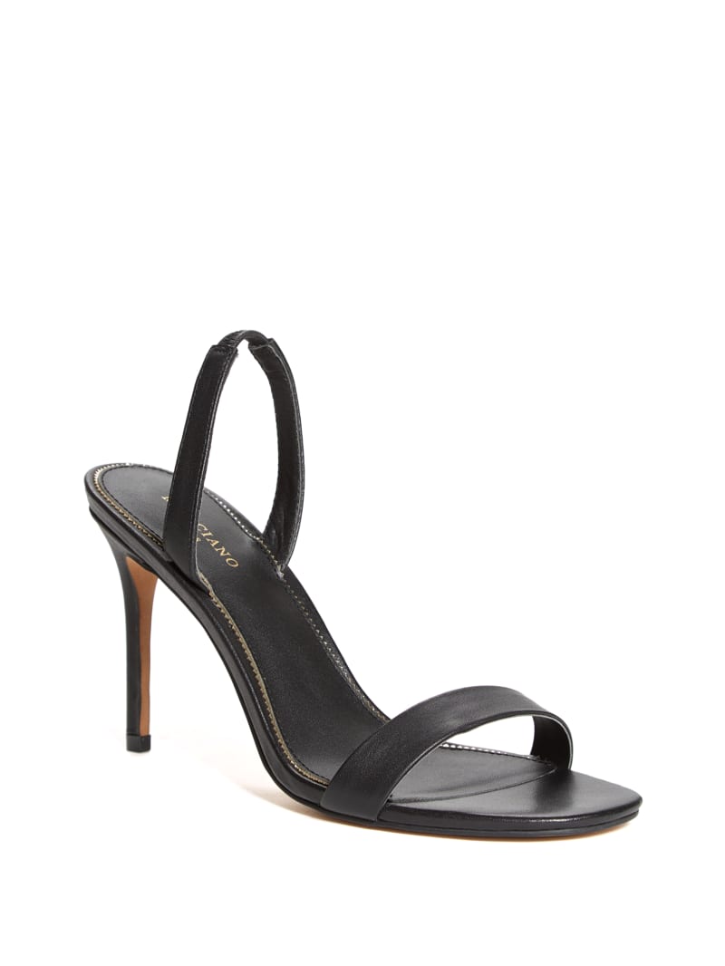 single strap heels wide