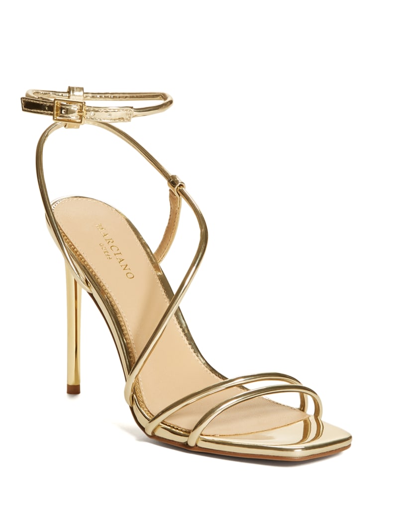 Strappy Cord Heeled Sandal | Marciano