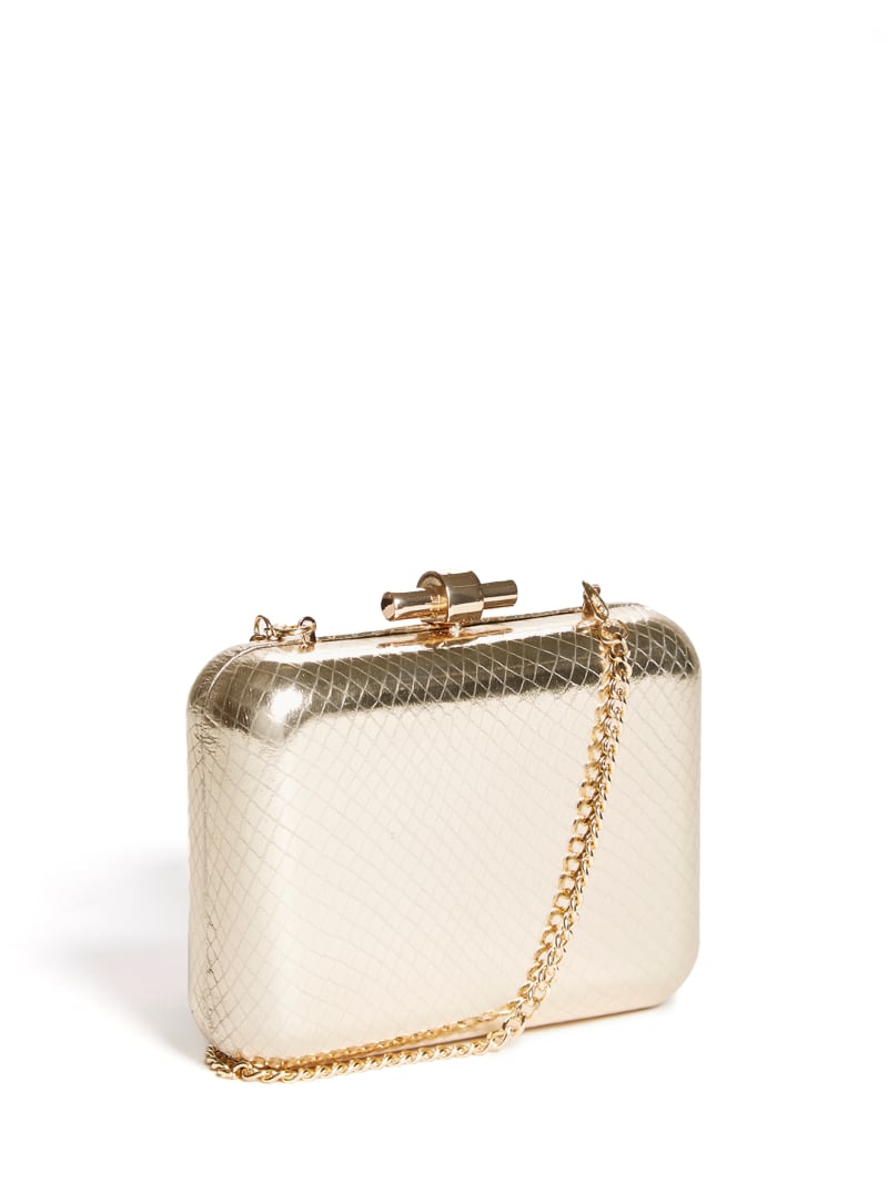 Guess Python Leather Clutch. 2