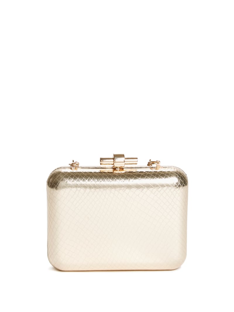 Guess Python Leather Clutch. 1