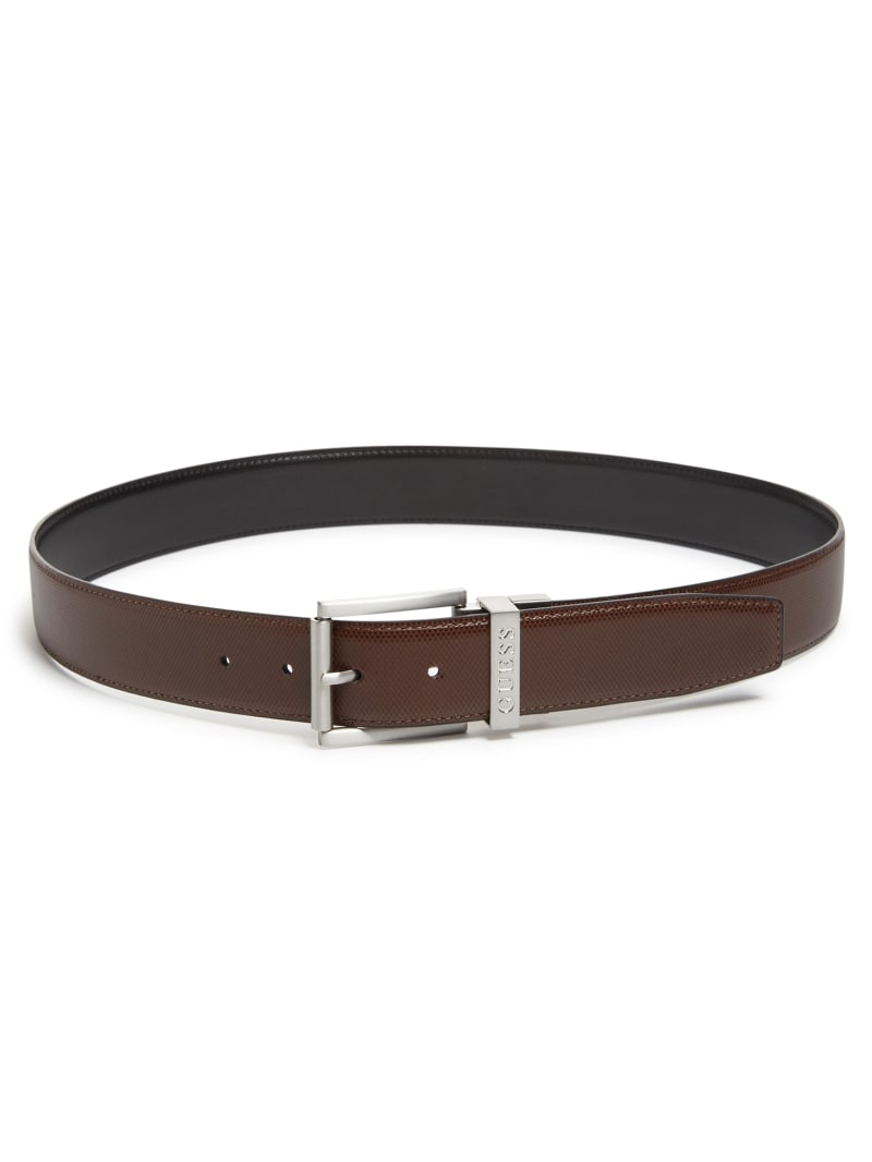 Silver-Tone Buckle Reversible Belt | GUESS Factory