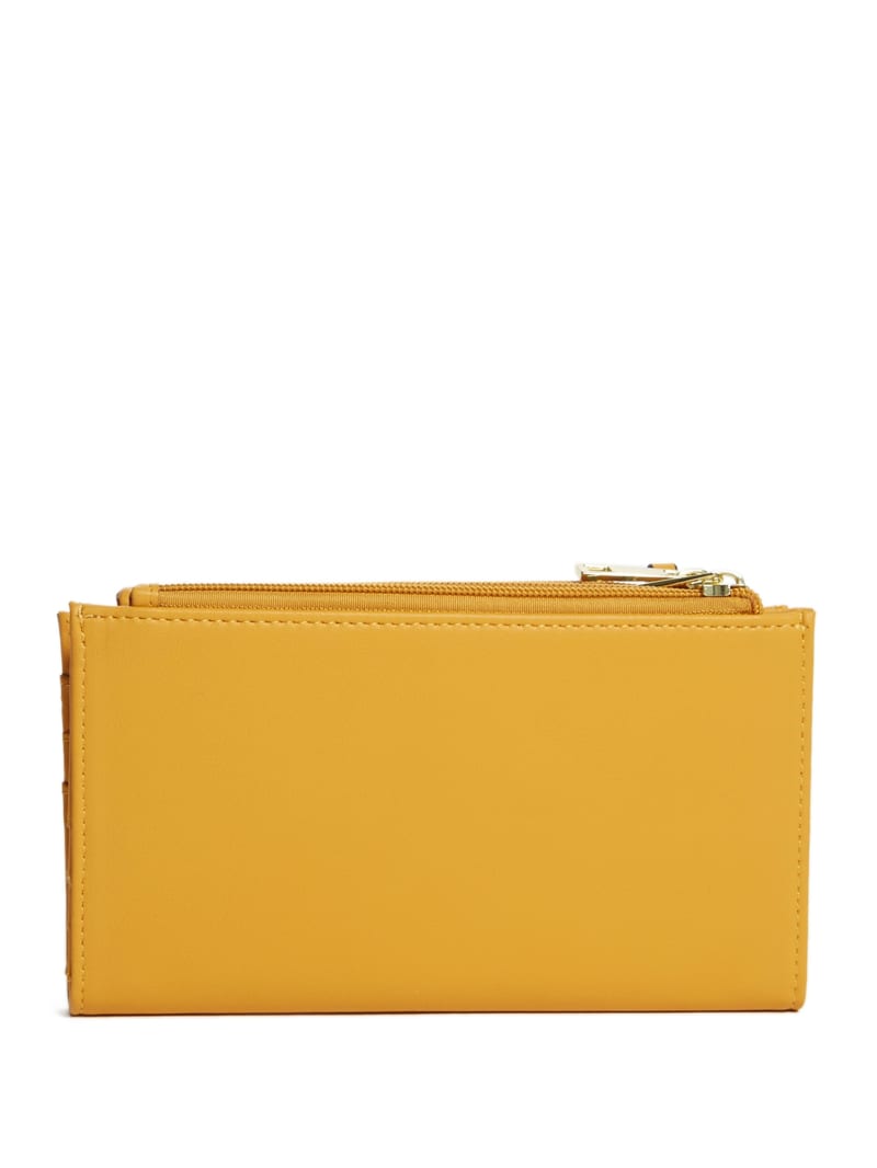 Large Faux-Leather Bifold Wallet