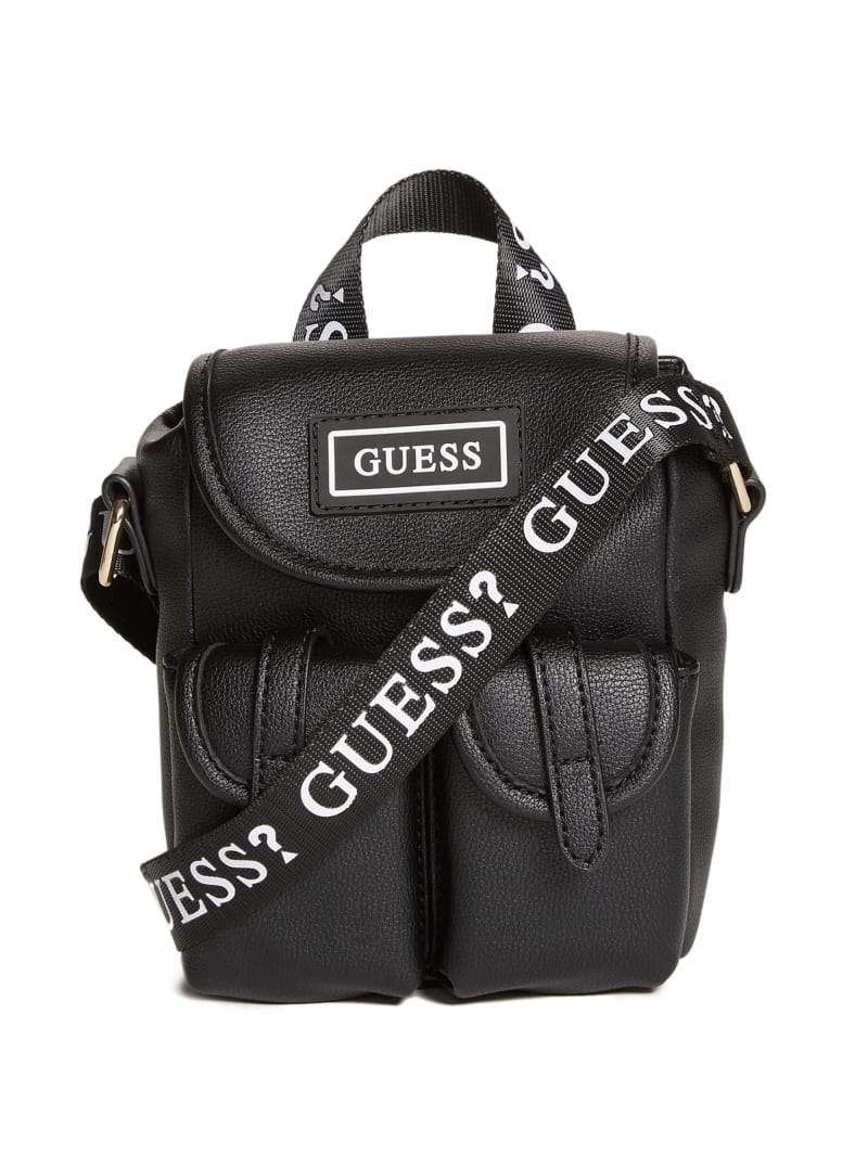 Mini FauxLeather Logo Backpack GUESS Factory