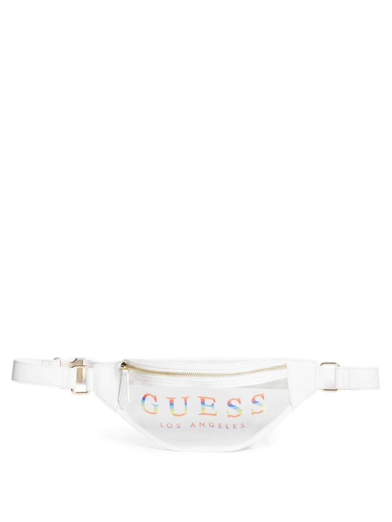 Guess clear fanny pack Clearance