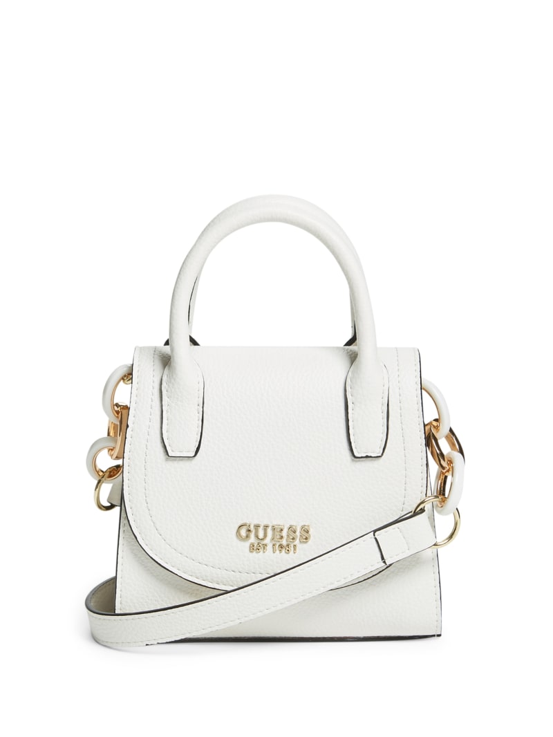 guess crossbody bag white