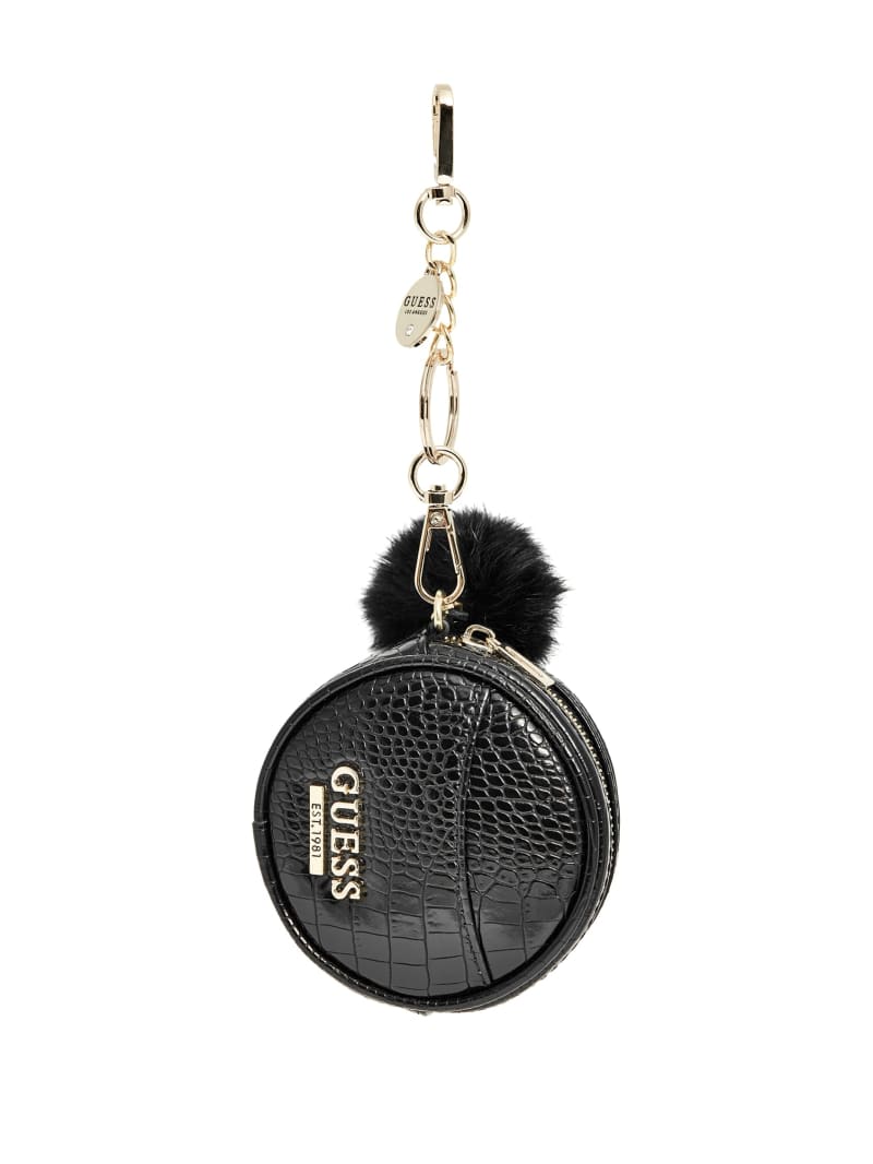 Logo Coin Pouch Keychain GUESS