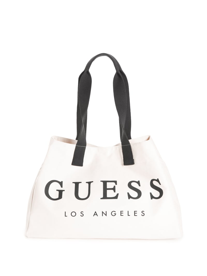 Canvas Beach Tote GUESS Factory