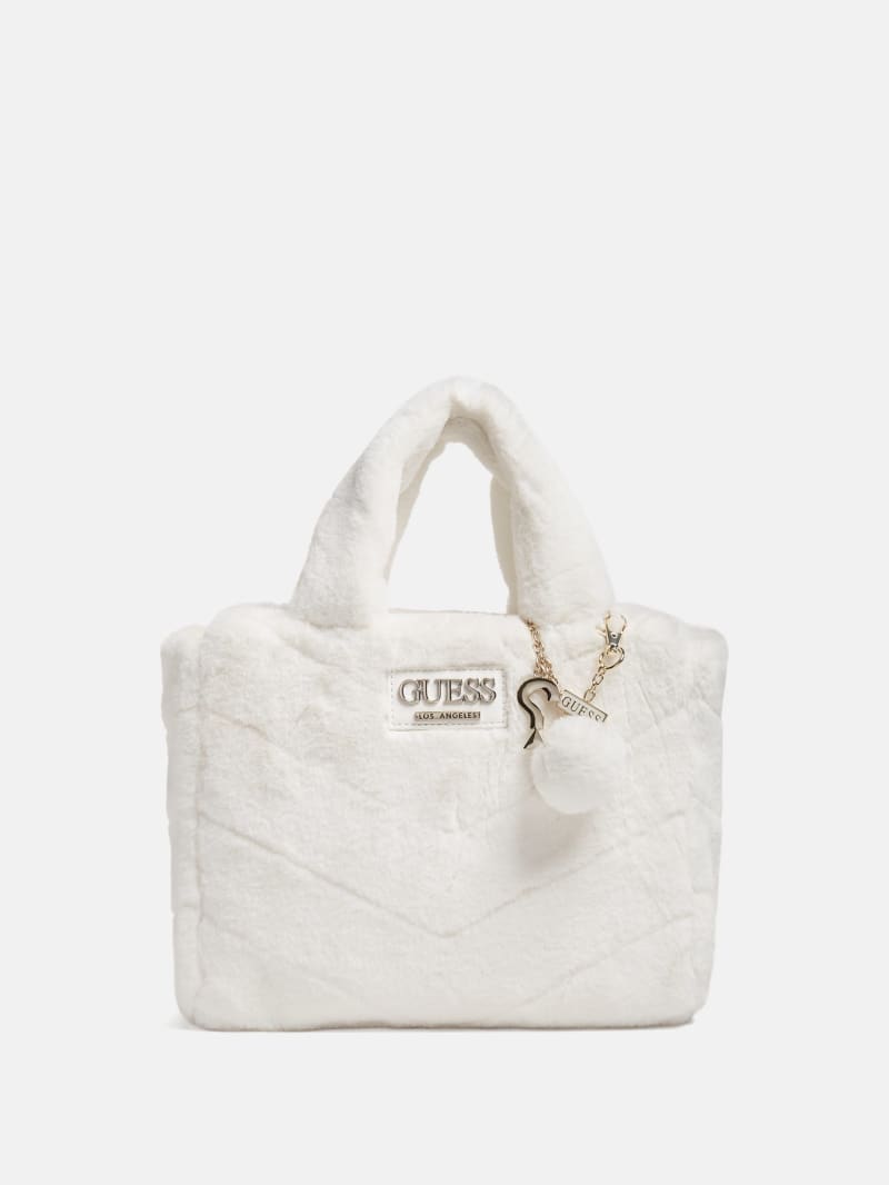Elsie Faux Fur Tote GUESS Factory Ca